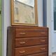 Vintage chest of drawers 1950 feet compass 4 drawers