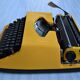 Nogamatic 400 yellow typewriter by Brother, 70s