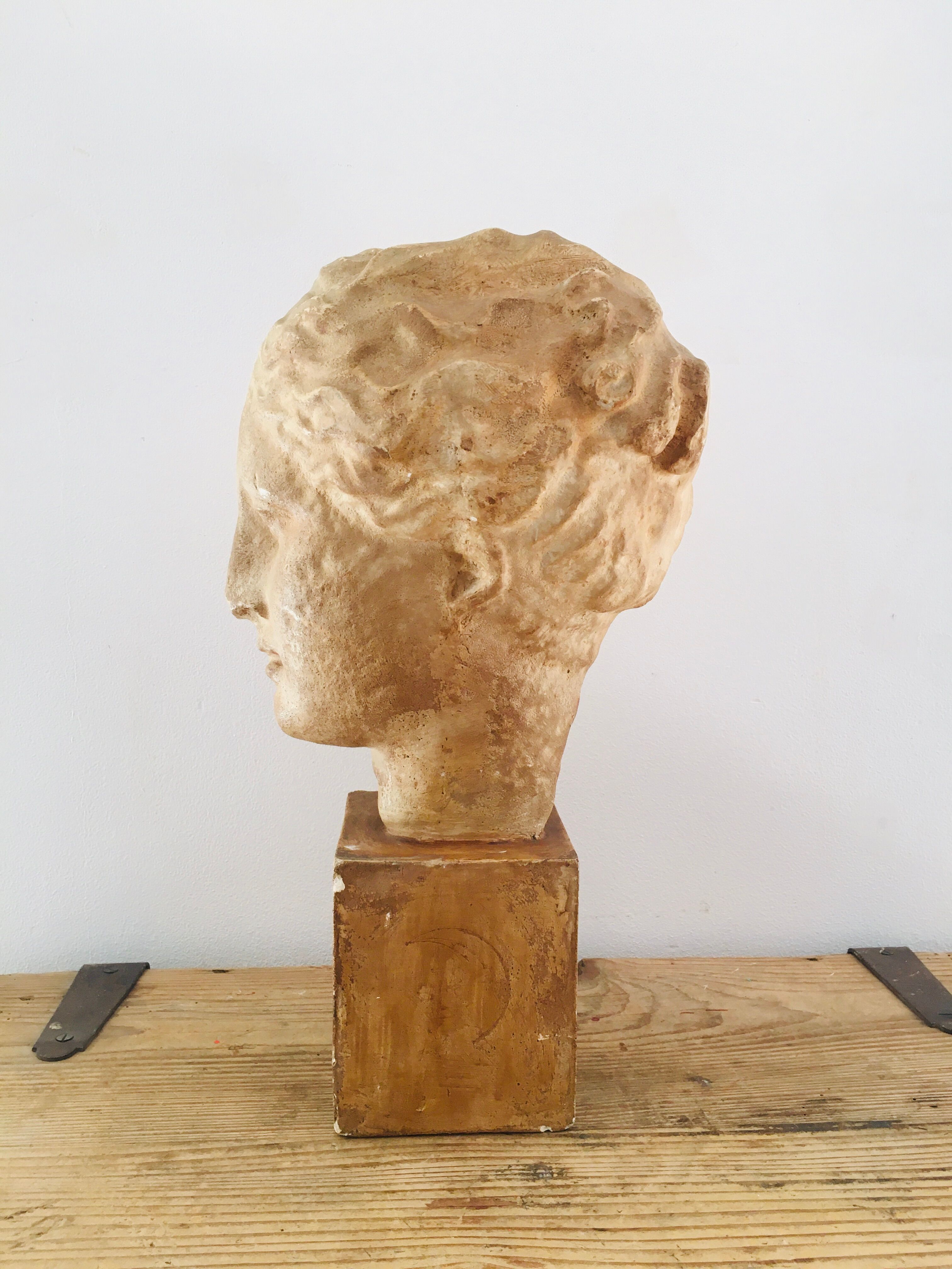 Plaster head goddess Hygie