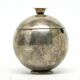Mid-century modern sugar bowl, silver-plated brass, HEFRA, Poland, 1960s