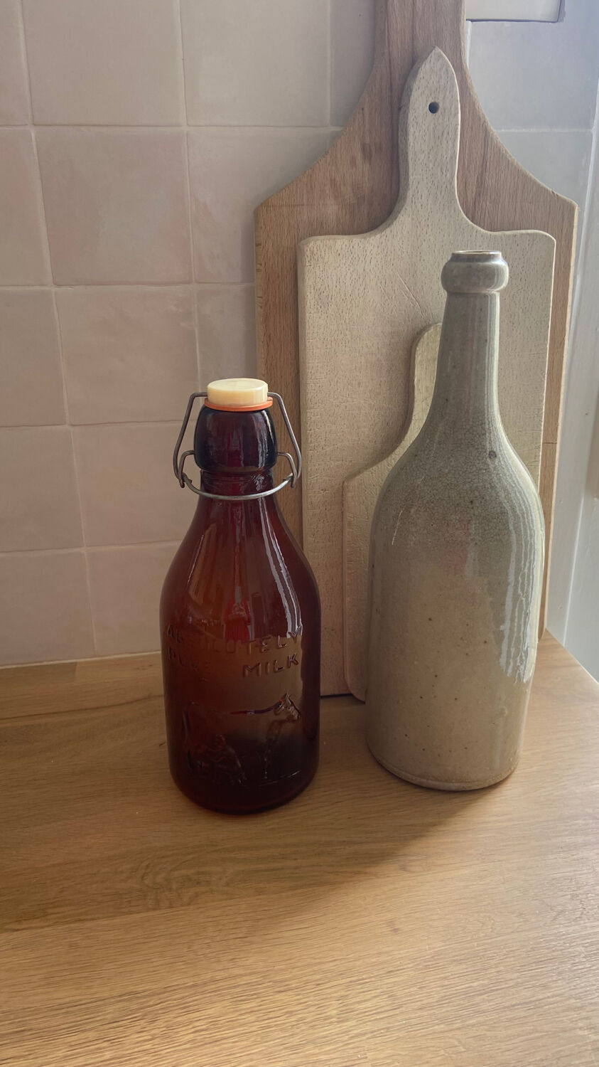 Milk bottle USA Chicago 1965 Thatcher's Dairy