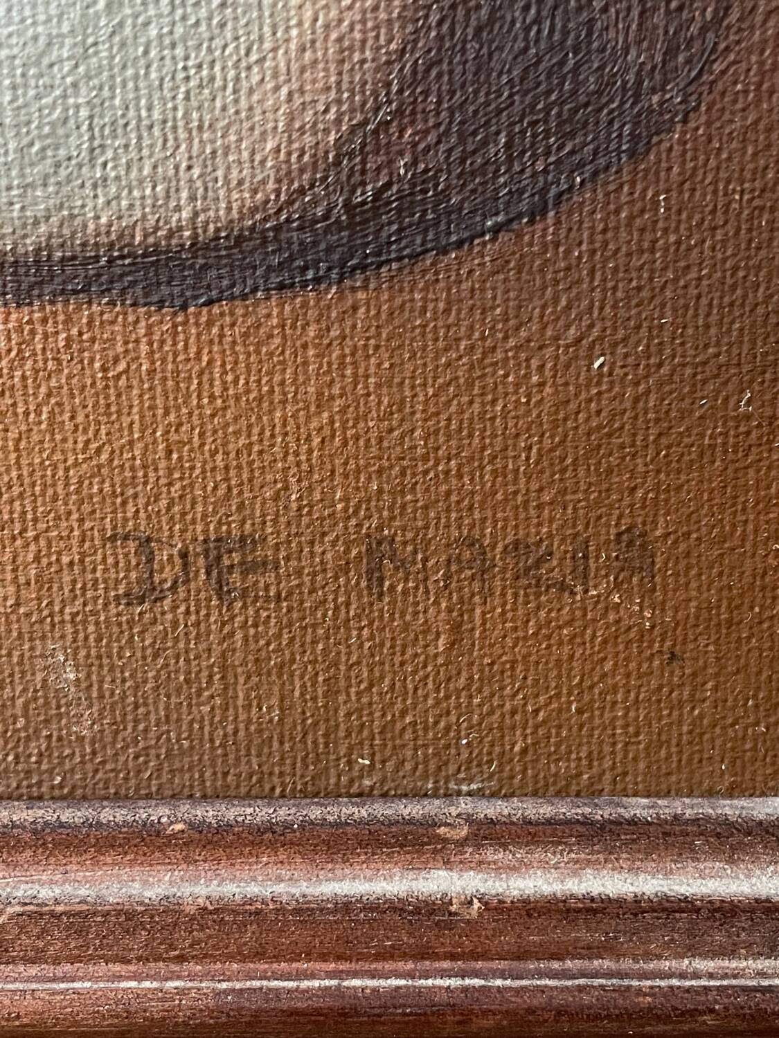 Oil on canvas signed Violette de Mazia