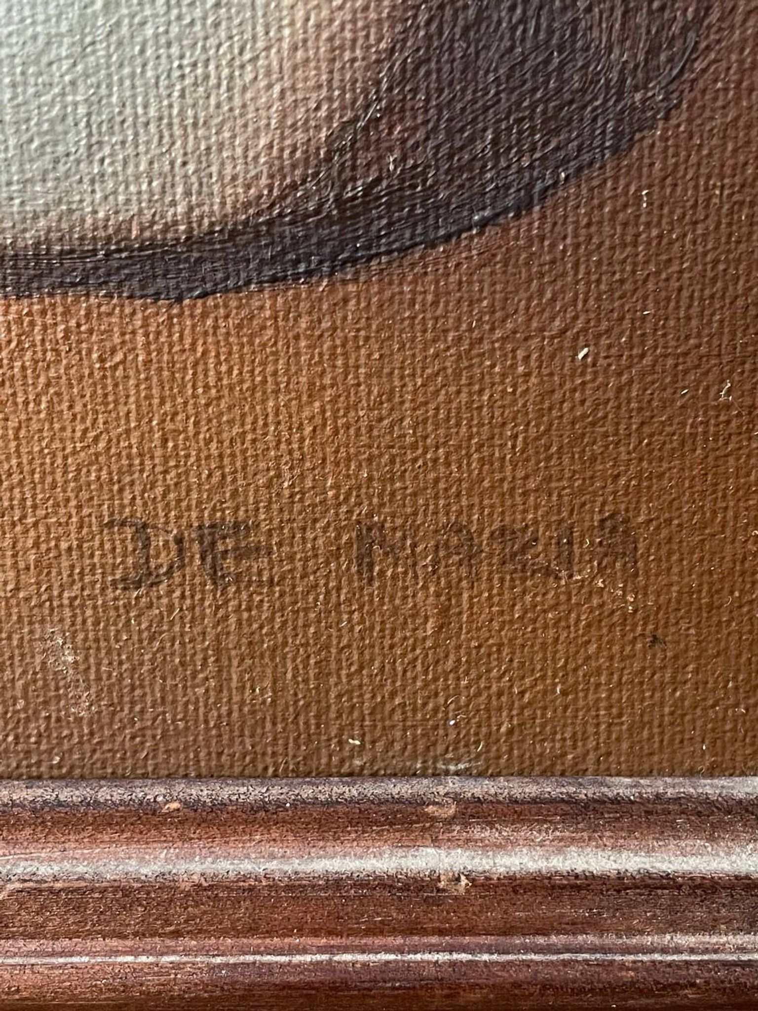 Oil on canvas signed Violette de Mazia