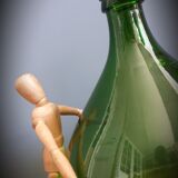 Demijohn 10l round green