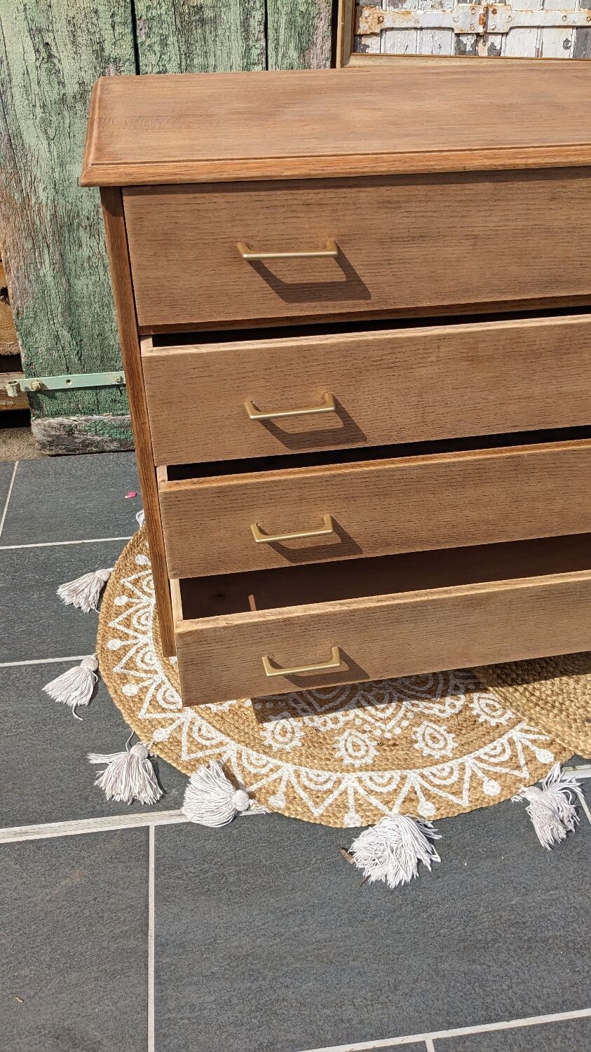 Commode pieds compas vintage