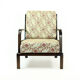Chaise de salon vintage en bois, Tchécoslovaquie Circa 1950