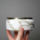 Small alabaster ashtray, vintage Hollywood Regency/Mid Century.