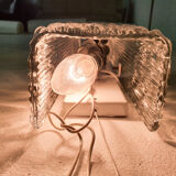 Glass Doria style wall light, The Netherlands 1960's