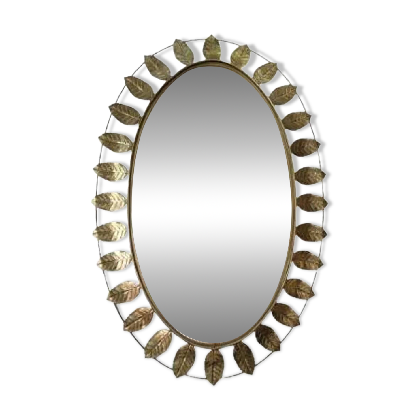 Gold metal mirror, 1970