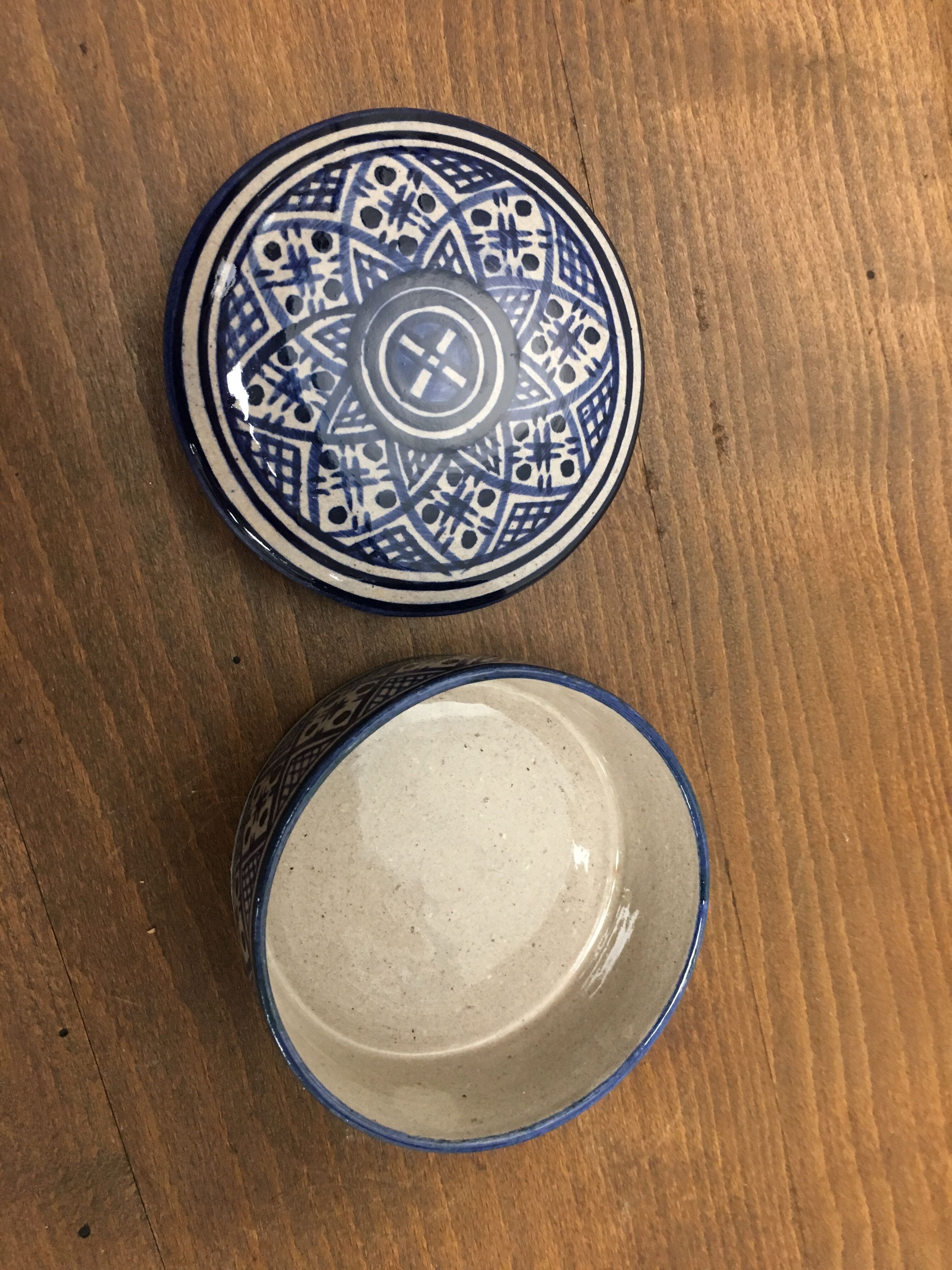 Moroccan ceramic box