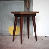 Table vintage, table bois, table salon, bout de canapé, table d'appoint
