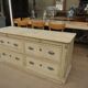 Commodity to 4 antique industrial drawers in 1900s oak