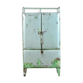 Armoire en fer industriel avec 4 tiroirs, années 1960