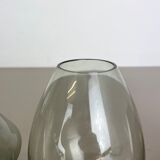 Set of Three Turmalin Vases Wilhelm Wagenfeld Wmf Attributed, Germany 1960s
