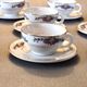 Set of 10 vintage cups and saucers "Angola" – Moulin des Loups