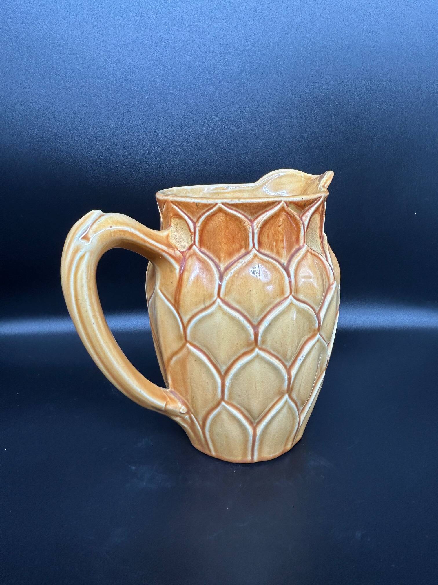 Saint Clément earthenware jug "Artichoke"