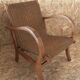 Bauhaus armchair in wood and rope by Erich Dieckmann
