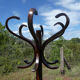 Baumann vintage swivel parrot coat holder of the 60s