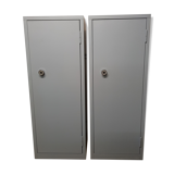 Set of 2 metal dressers