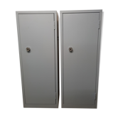 Lot de 2 armoires métalliques