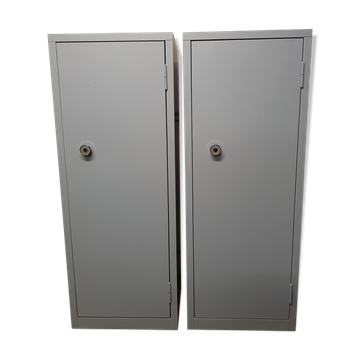 Lot de 2 armoires métalliques