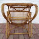 Fauteuil en rotin vintage