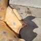 Fauteuil bergere Louis XV peint avec coussin amovible