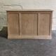 Desk in solid elm with natural airbrushing
