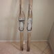 Paire de ski ancien en bois