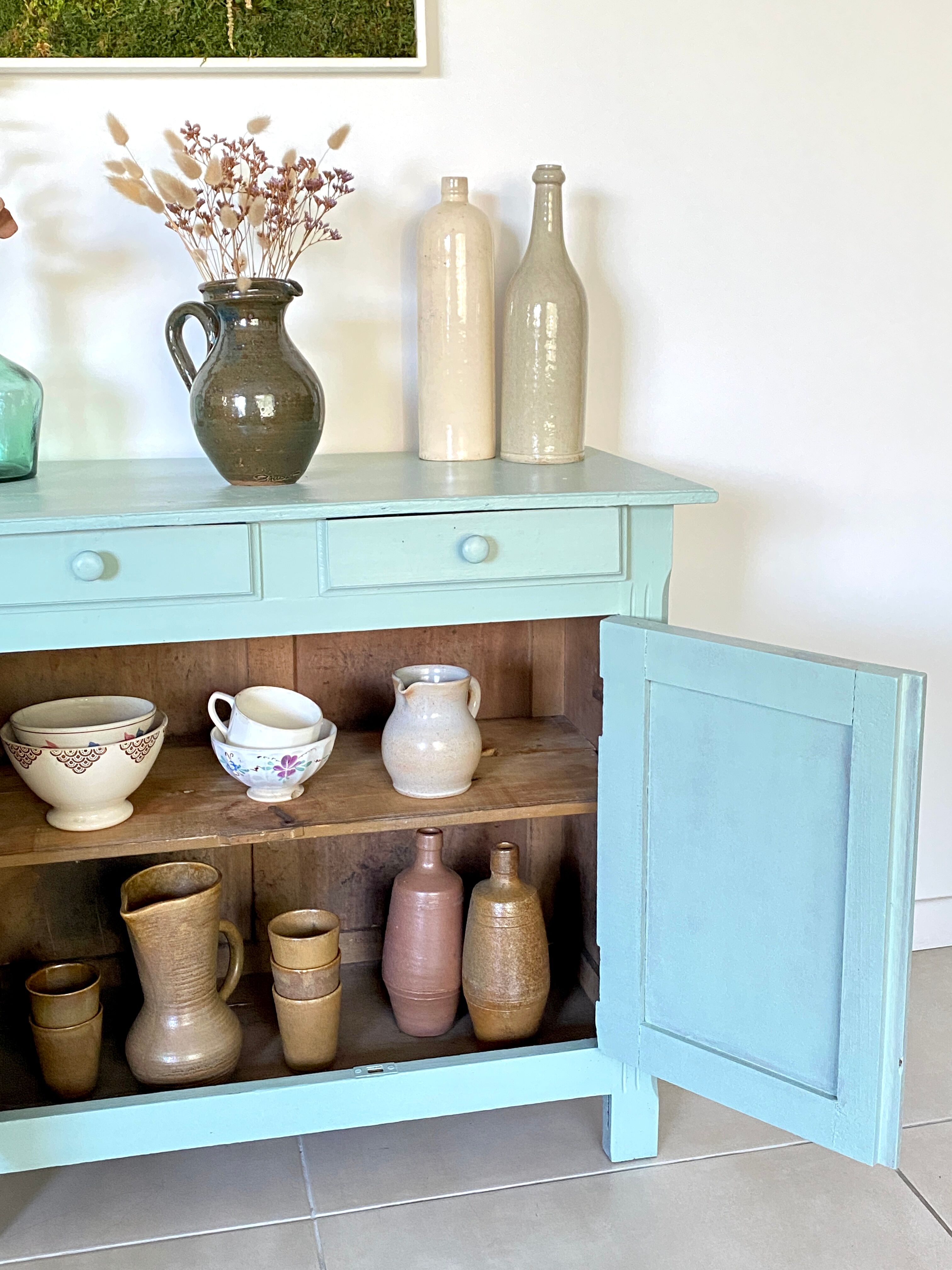 Parisian buffet green mint