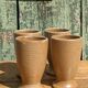 Mazagrans cups in artisanal stoneware by 4