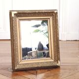Barbizon-style gold leaf mirror