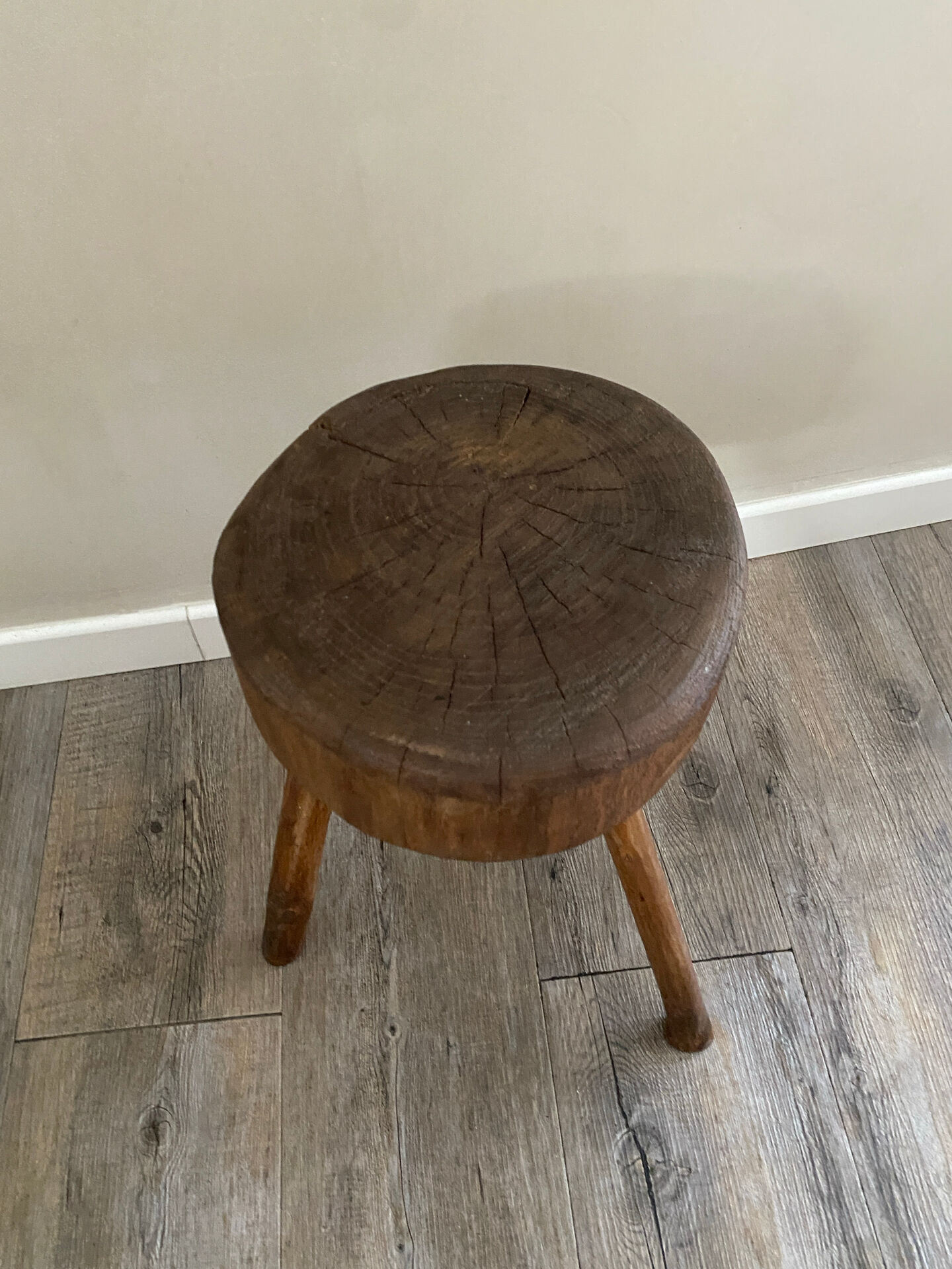 Vintage brutalist stool