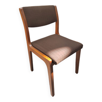 Vintage Scandinavian style brown chair