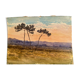 Watercolor late nineteenth early twentieth The evening on the moor signed Léon Roger 1886-1924