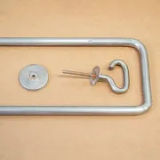 Bathroom accessory set by Sergio Mazza for Artemide, 1960s, set of 3.