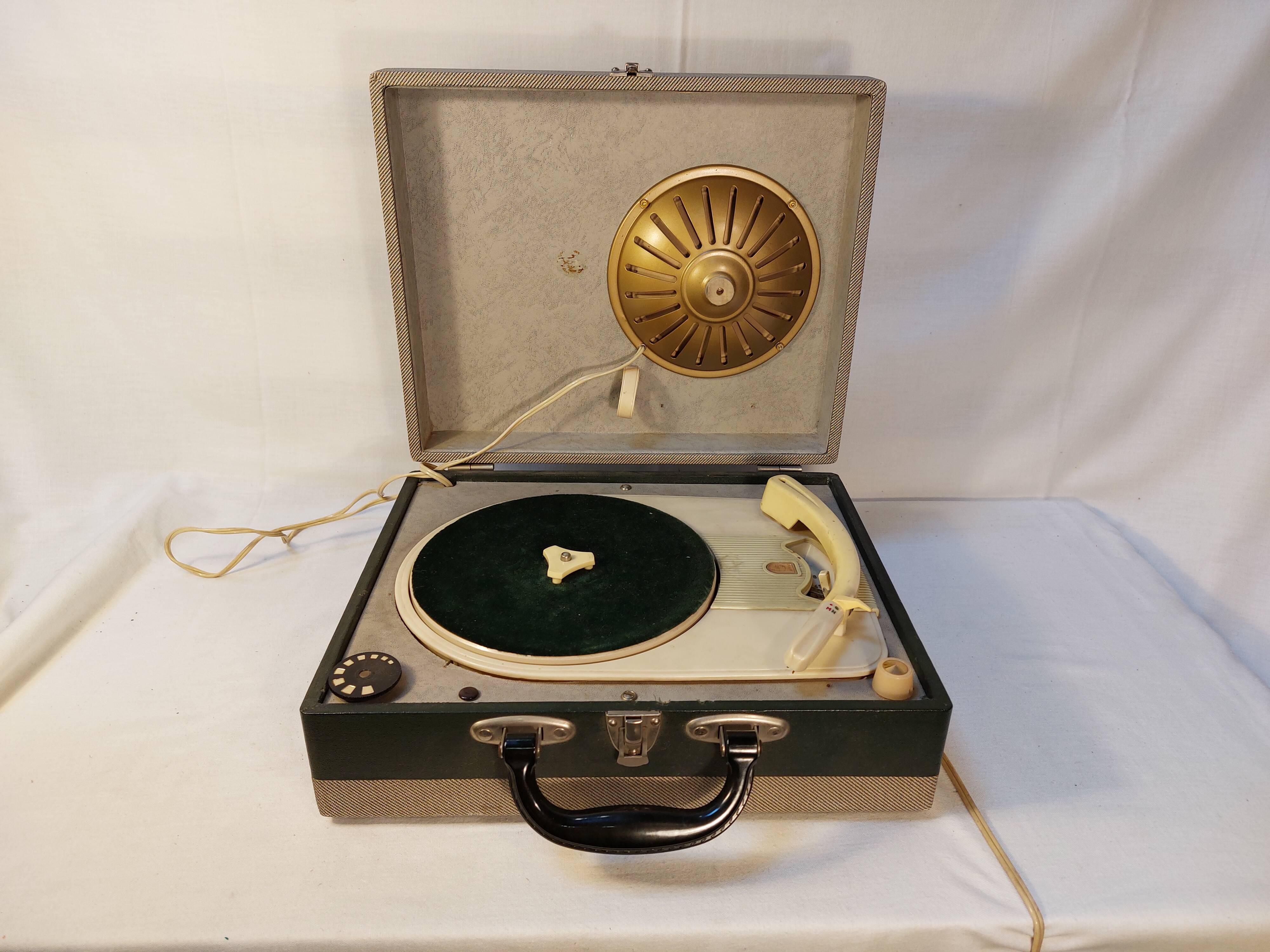 Tourne-disque électrophone vintage philips - années 60