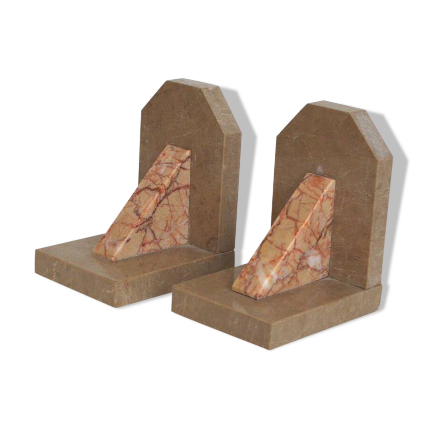 Marble bookends