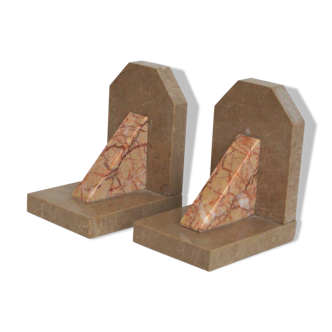 Marble bookends