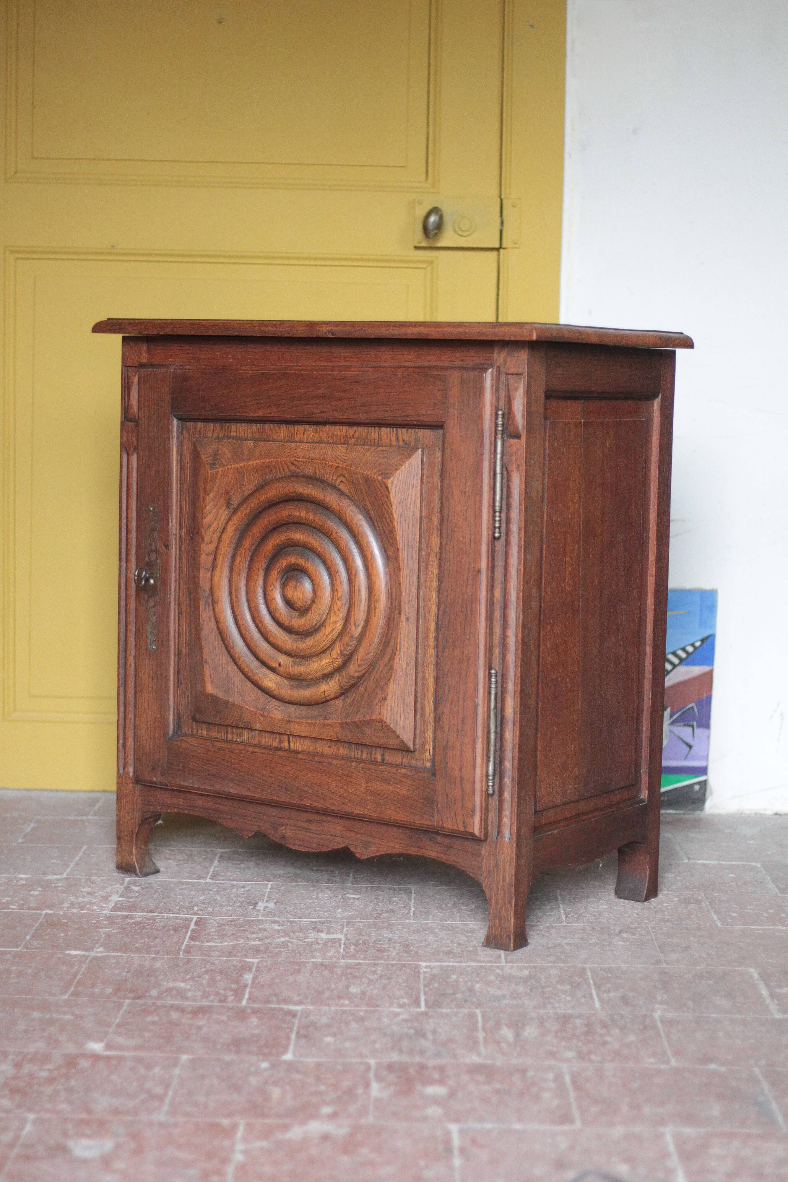 Meuble bois 1 porte, meuble confiturier, meuble de rangement,déco intérieur