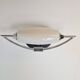 Vintage Bolero Wall Lamp in White Glass by Dieter Sieger for Peill & Putzler, Germany, 1970s
