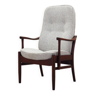 Fauteuil en hêtre, design danois, années 1970, fabrication : Farstrup Møbler