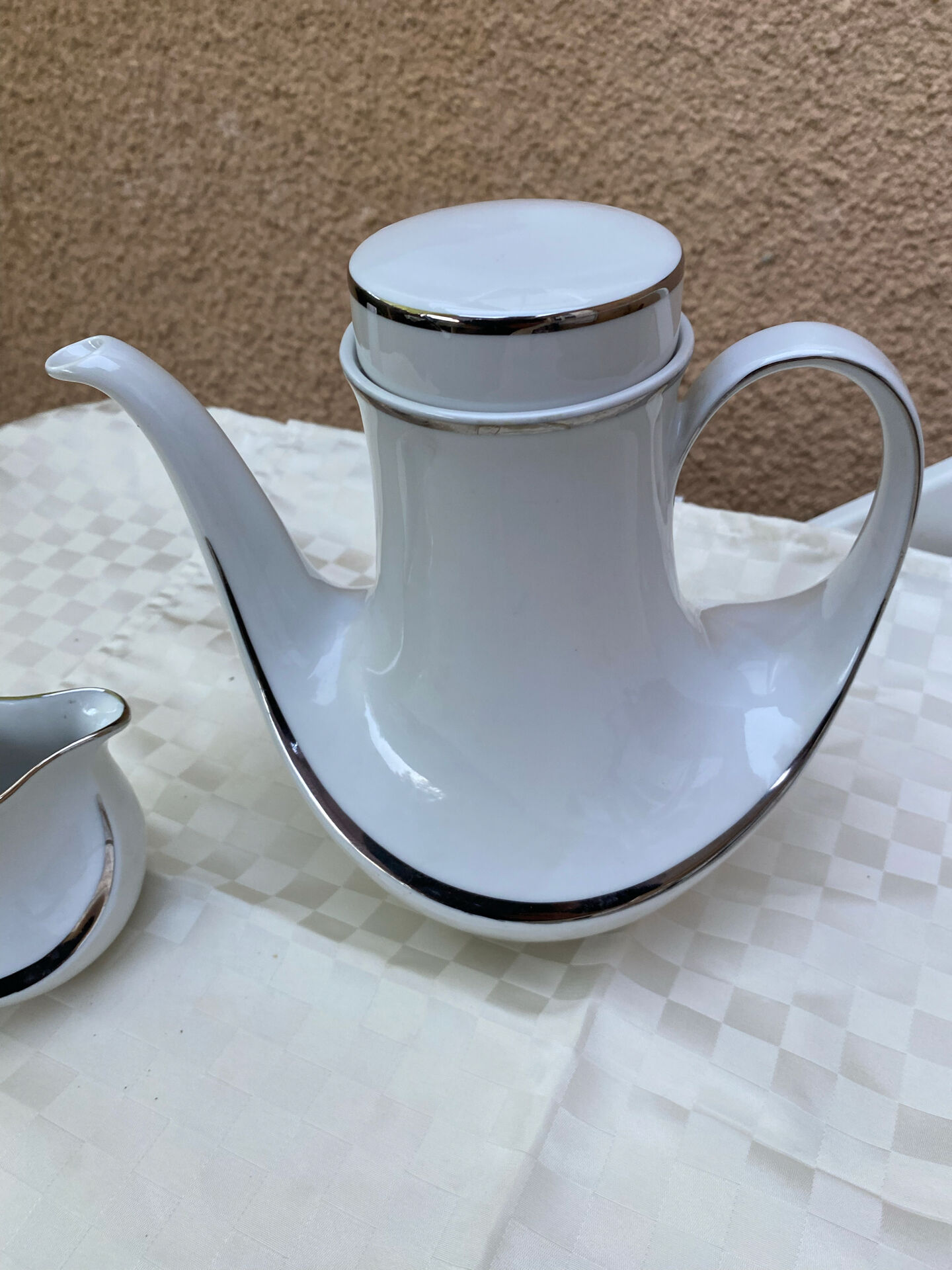 Ensemble cafetière & pot à lait Seltmann Weiden Bavaria – Modèle Marin