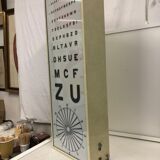Vintage 1960 ophthalmic test lamp