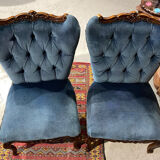 Pair of toad armchairs. Perfect condition.