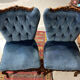 Paire de fauteuils crapaud