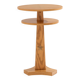 André Arbus table d'appoint en frêne et laiton vers 1940