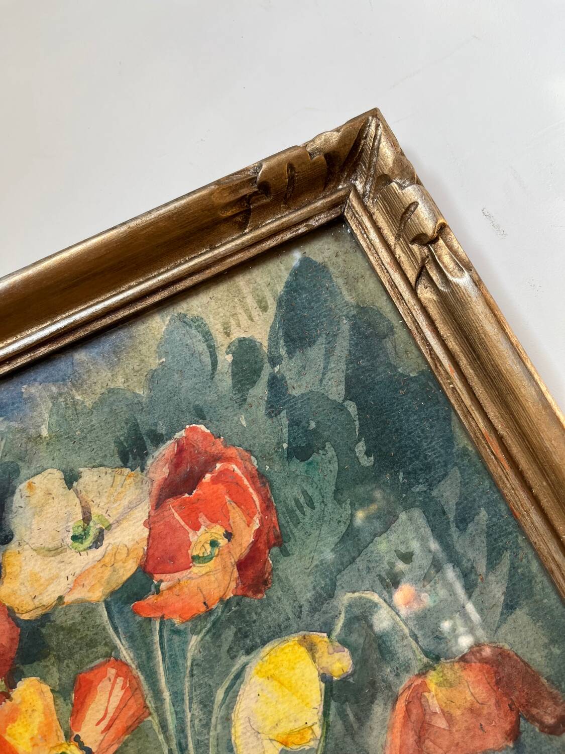 Anemones in watercolor