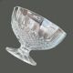 Compotier cup on foot flat servant cup pedestal crystal