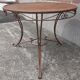 Table de jardin en fer forgé